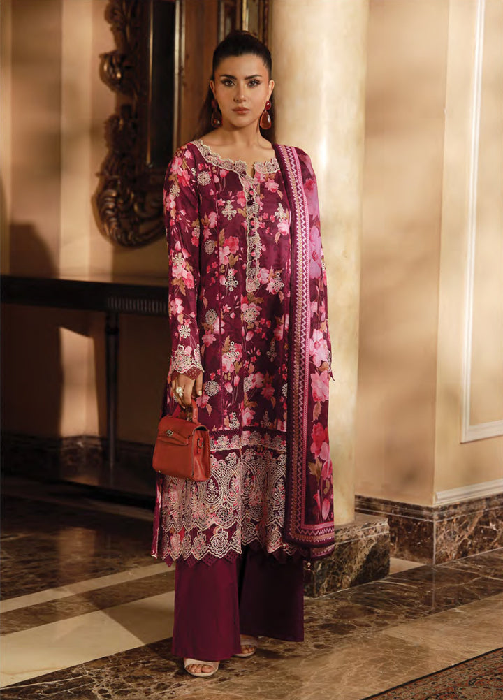 Komal Lawn by Lakhany Unstitched Embroidered Lawn 3 Piece Suit LSM26UK LG-RL-0360 - Summer Collection