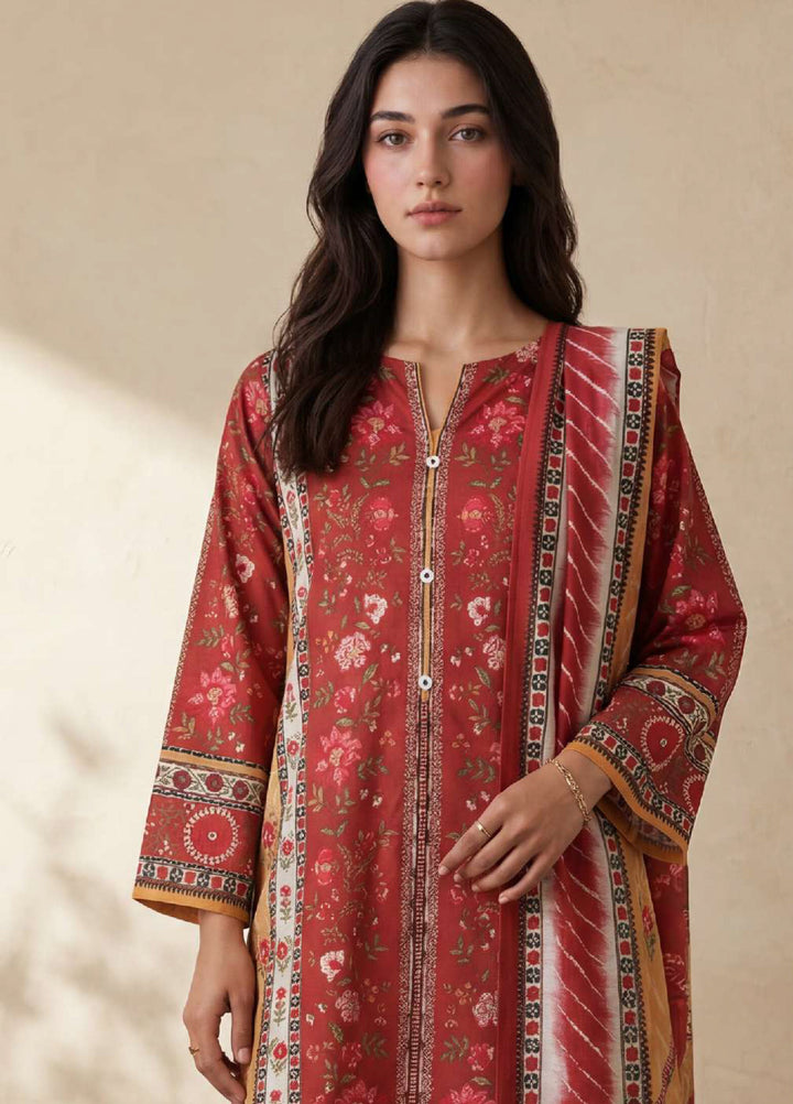 Zellbury Women RTW Printed Lawn 3 Piece Suit ZB26RLC WPS2632693 - Casual Collection