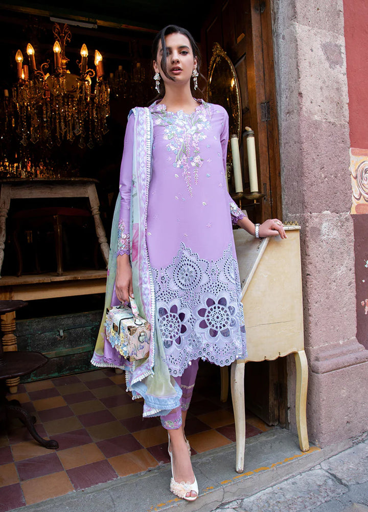 Hemline Odyssey by Mushq Unstitched Embroidered Lawn 3 Piece Suit MU26UHO HUNSS250403 AILYN - Summer Collection