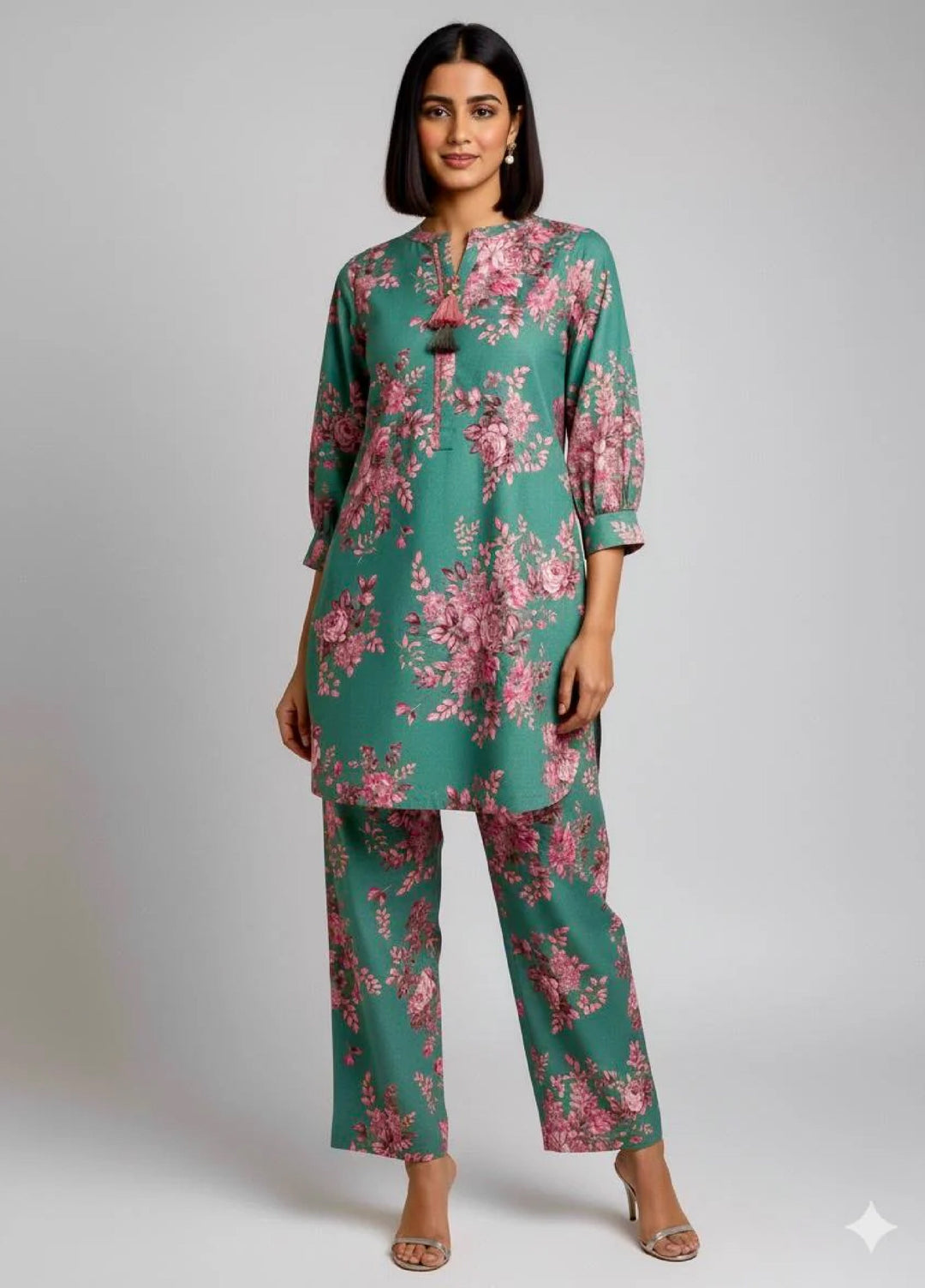 Tosheeza Saith Women Pret Khaddar 2 Piece D-1 - Winter Collection