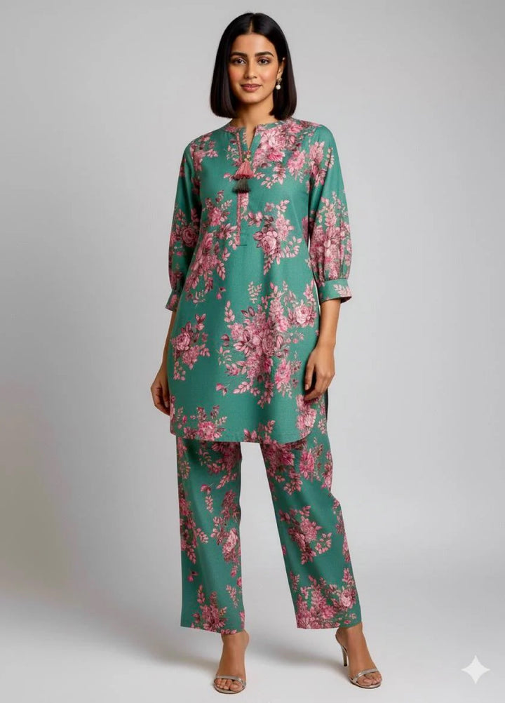 Tosheeza Saith Women Pret Khaddar 2 Piece D-1 - Winter Collection