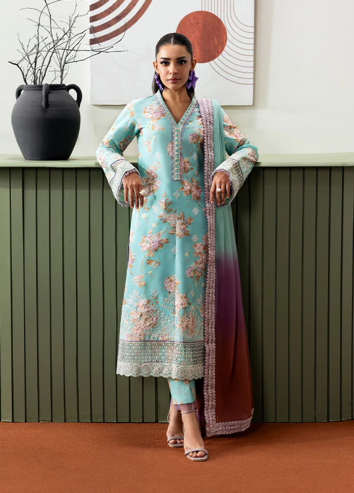 Basics by Gulaal Pret Embroidered Poly Lawn 3 Piece PL-01 Celia - Summer Collection