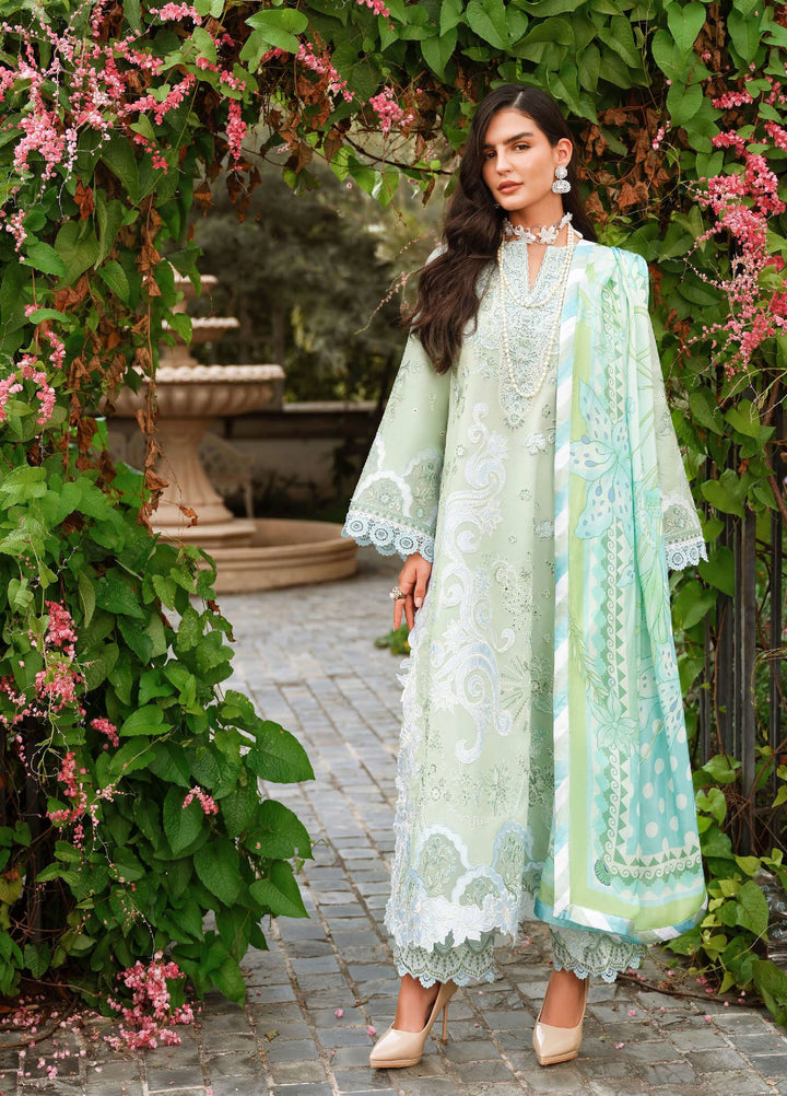 AMoi by Mushq Unstitched Embroidered Luxury Lawn 3 Piece Suit MU26AHL D-14 Love Escape - Summer Collection