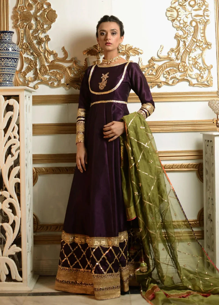 Luxe By Hues Atelier Women Pret 2 Piece Gota Heirloom Anarkali - Formals Collection