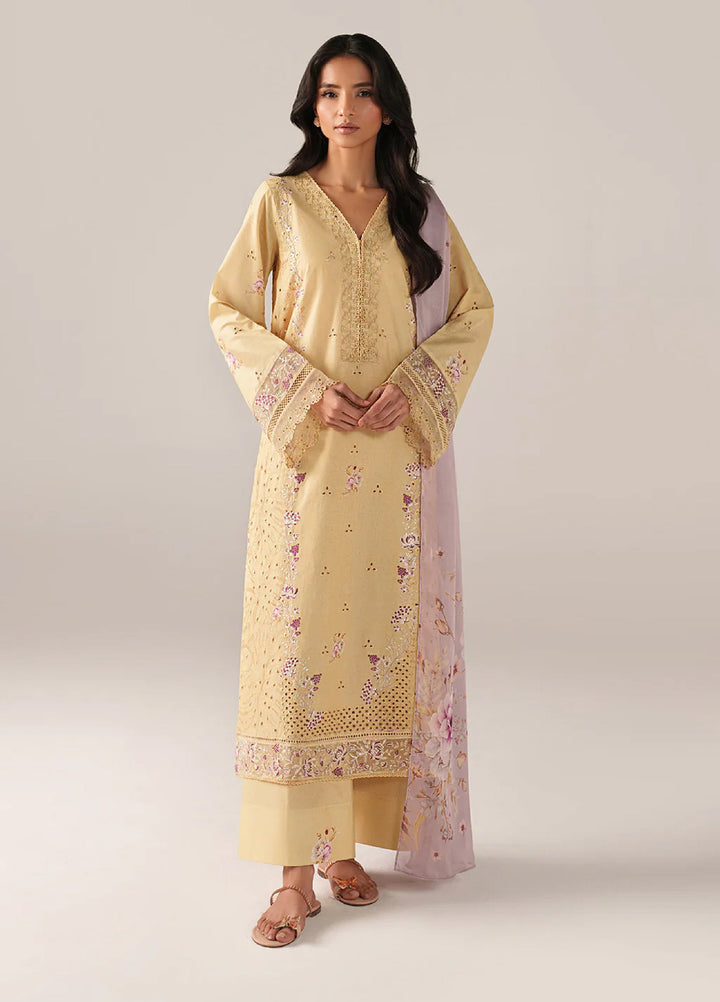 Iznik Unstitched Embroidered Lawn 3 Piece Suit IZ26US SS-11 - Summer Collection