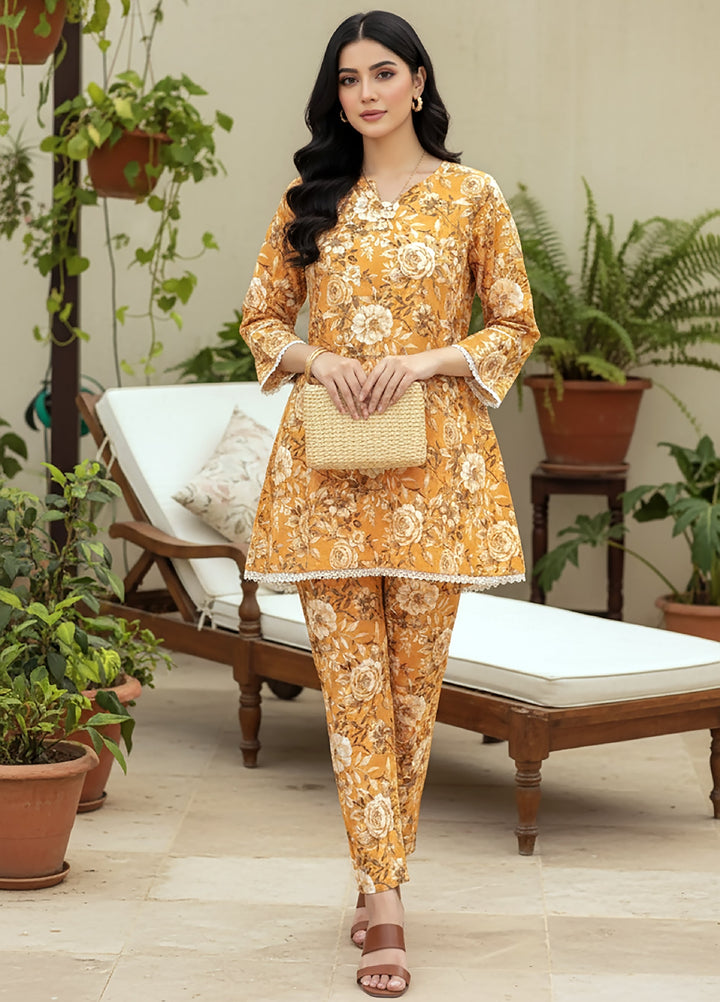 Lakhany Women Co Ord Pret Printed Cambric 2 Piece LG-IZ-0454 - Winter Collection