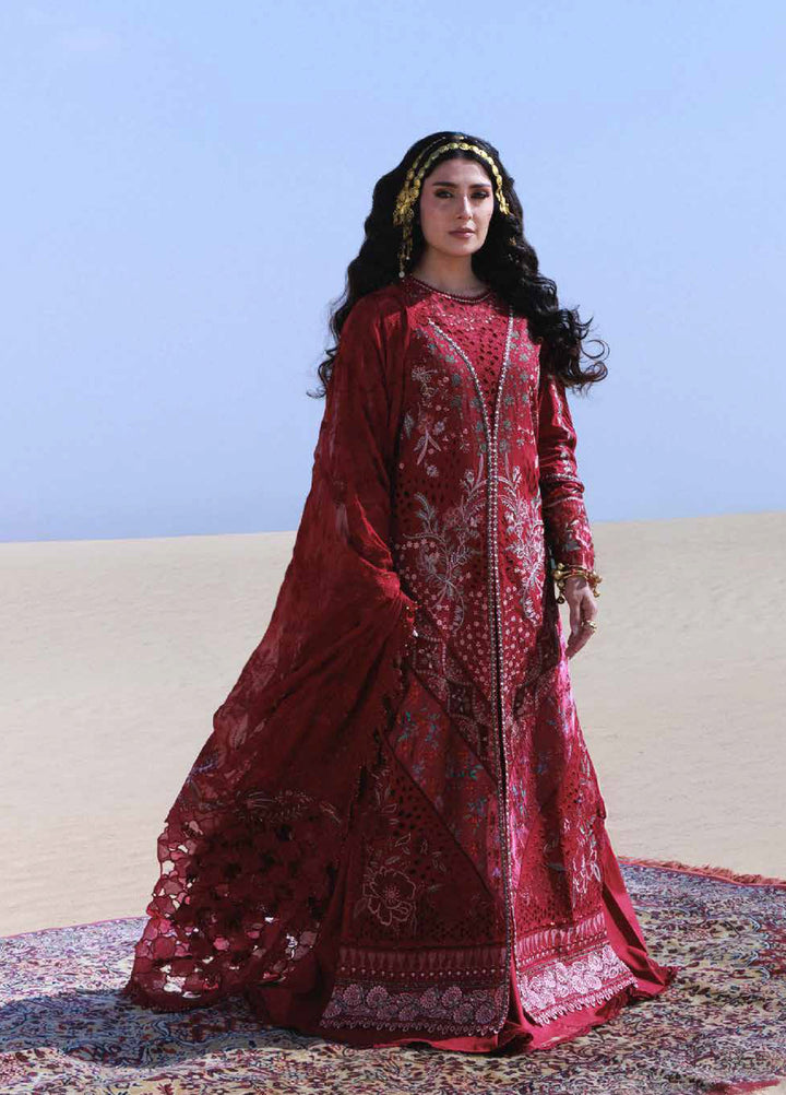 Aman by Nureh Unstitched Embroidered Luxury Lawn 3 Piece Suit NU26UA NE-230 - Festive Collection