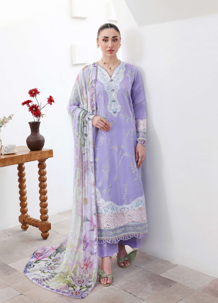 Floral Reverie by Roheenaz Unstitched Embroidered Lawn 3 Piece Suit RN26UFRL WHISPERING - Festive Collection