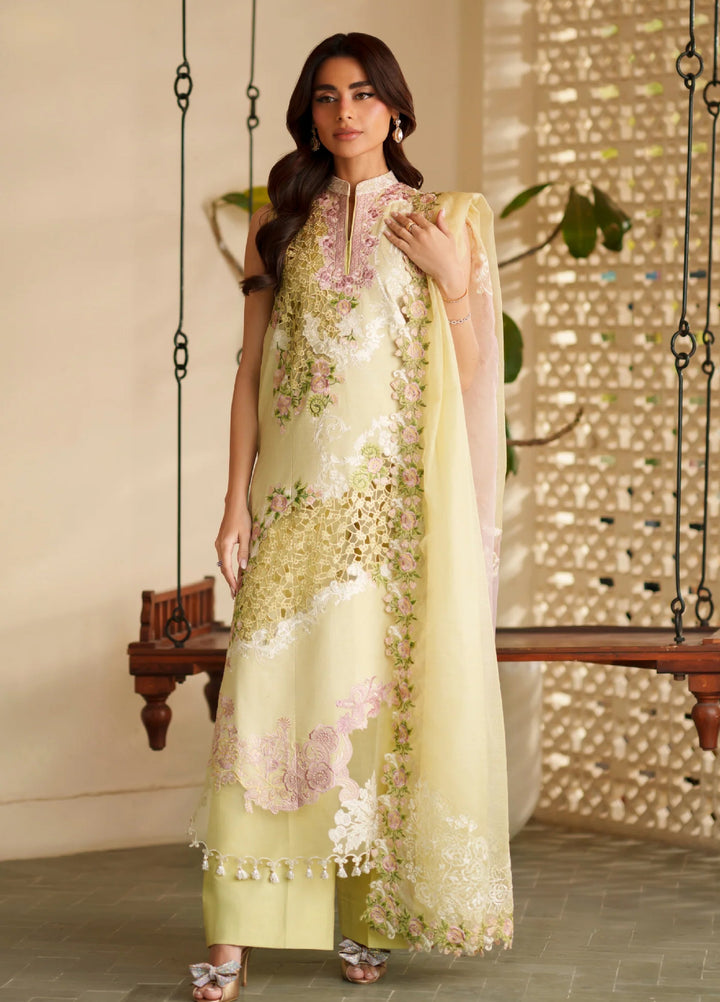 Versa by Asifa and Nabeel Unstitched Embroidered Lawn 3 Piece Suit AN26UVL VUL26-03 Heirloom - Festive Collection