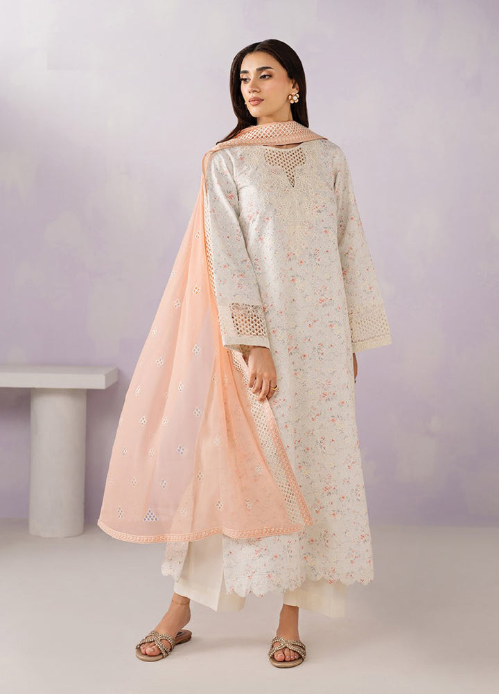 Le'essence by Xenia Formals Unstitched Embroidered Lawn 3 Piece Suit XE26UL D-10 Coraya - Summer Collection