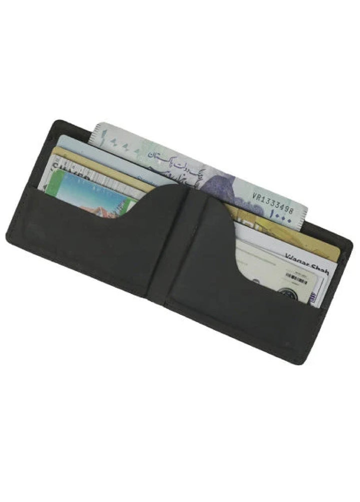 Vintage by Jild Mens Genuine Vintage Leather Wallet-CHARCOAL S2 - Wallets Collection