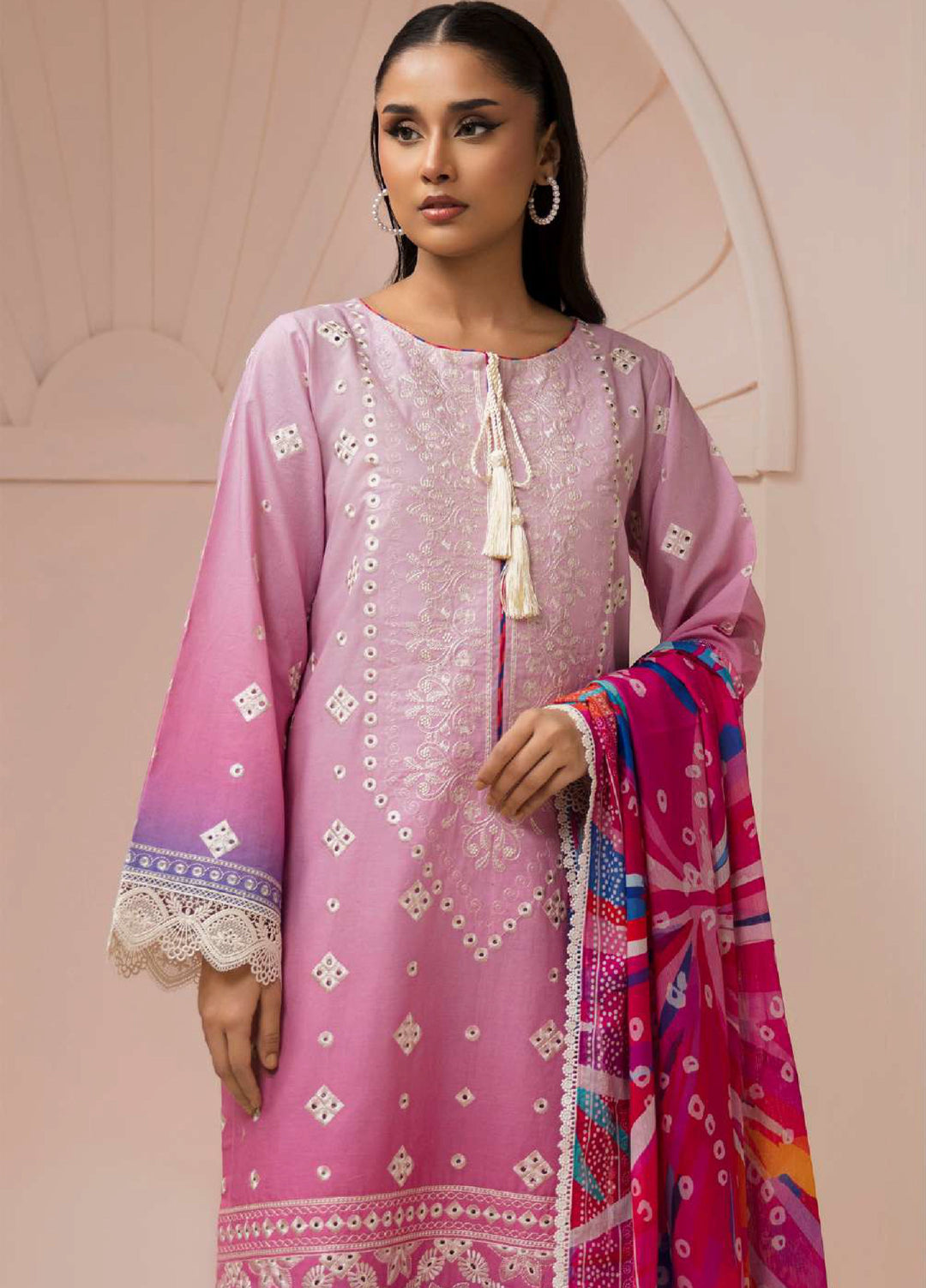 Zellbury Unstitched Embroidered Lawn 3 Piece Suit ZB26UVIII WUS26E30443 - Casual Collection