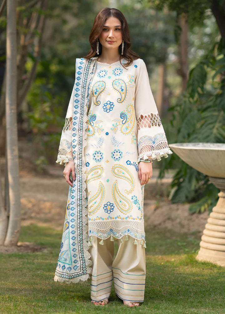 Angan by Mahnur Unstitched Embroidered Lawn 3 Piece Suit MN26UAL AAN-005 - Summer Collection