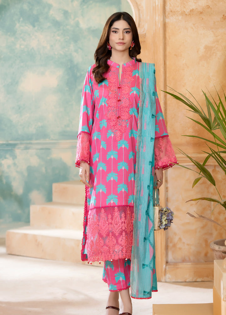 Salina by Regalia Textiles Unstitched Embroidered Lawn 3 Piece Suit RG26USVII D-5 - Summer Collection