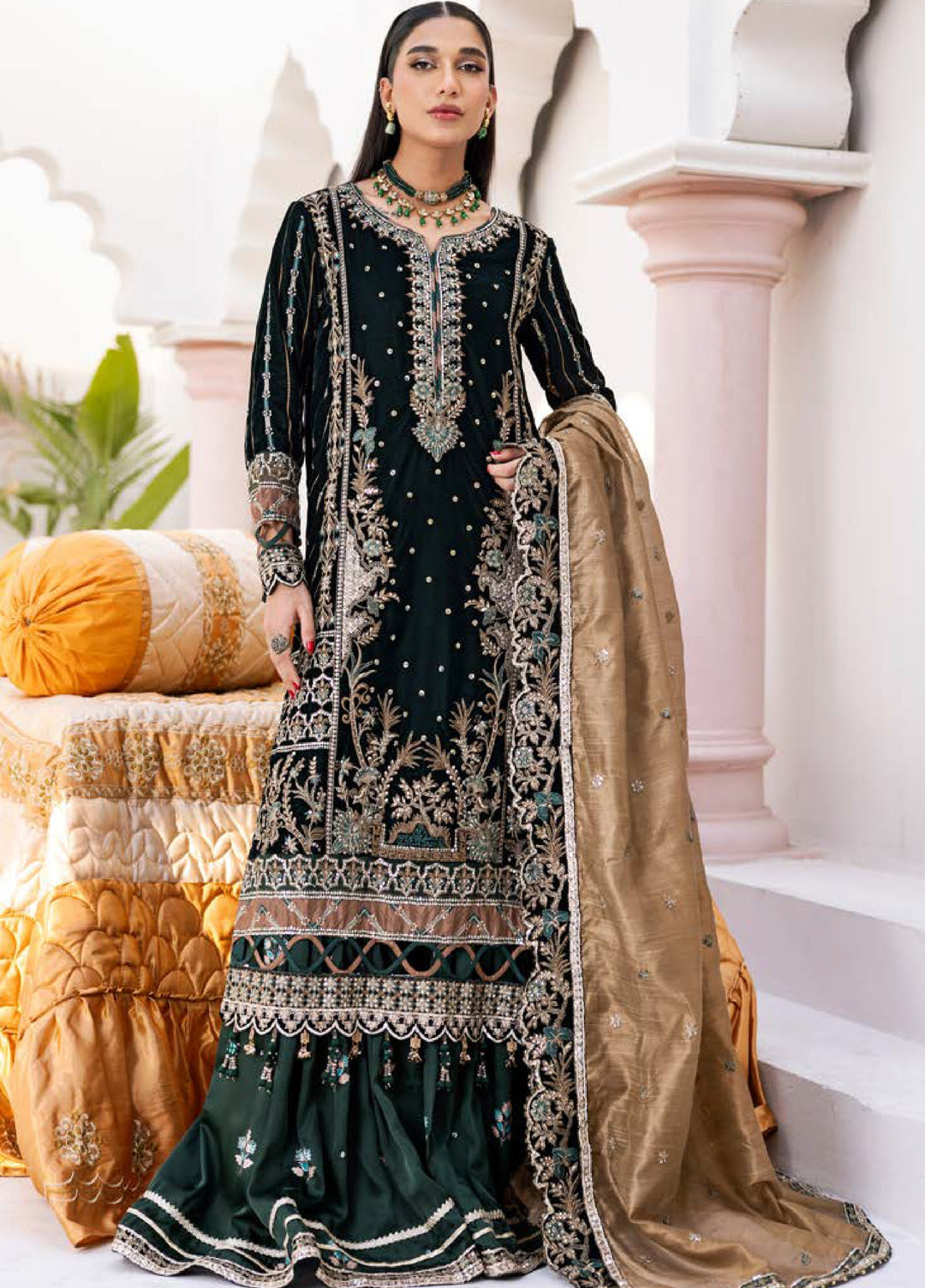 Andaz E Makhmal by Zebtan Unstitched Velvet ZB25 ZAM-05 - Festive Collection