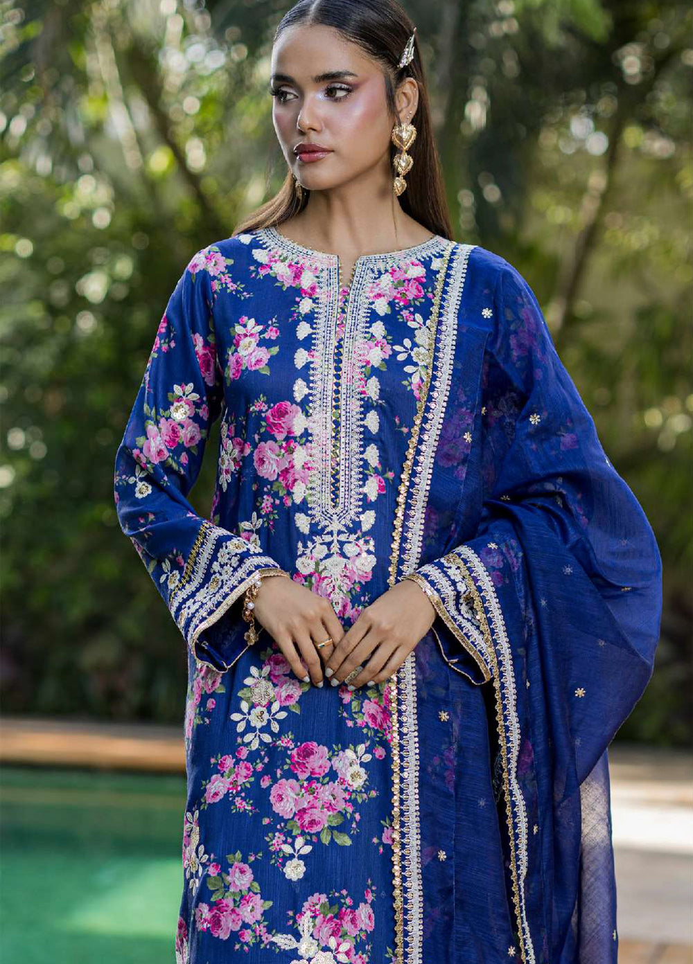Zellbury Unstitched Embroidered Monark 3 Piece Suit ZB26UVIII WUS26E30519 - Casual Collection