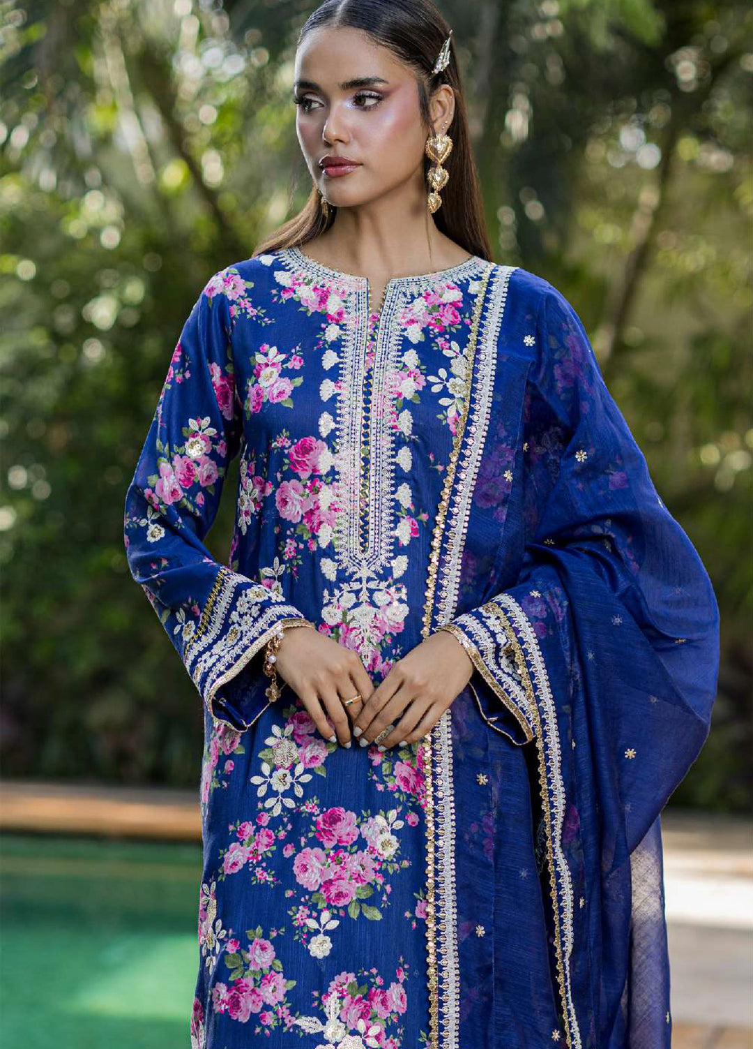 Zellbury Unstitched Embroidered Monark 3 Piece Suit ZB26UVIII WUS26E30519 - Casual Collection