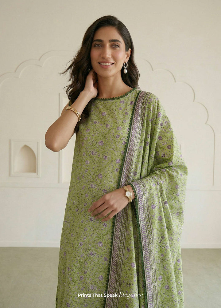 Zellbury Unstitched Printed Lawn 3 Piece Suit ZB26UCVII WUS26X31086 - Casual Collection