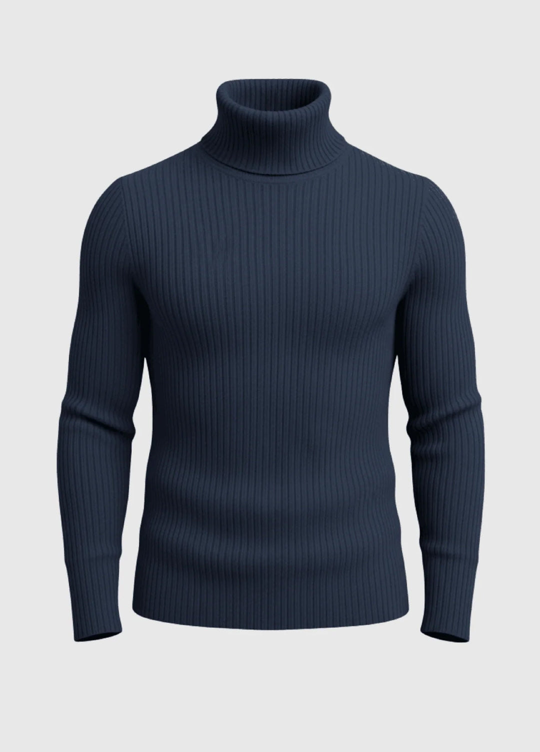 Mercato RTW Solids Fleece 1 Piece Navy Blue High Neck