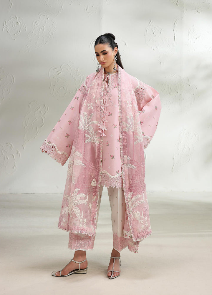 Q Prints by Qalamkar Unstitched Printed Lawn 3 Piece Suit QLK26UQL Rimah QQP-02(A) - Summer Collection