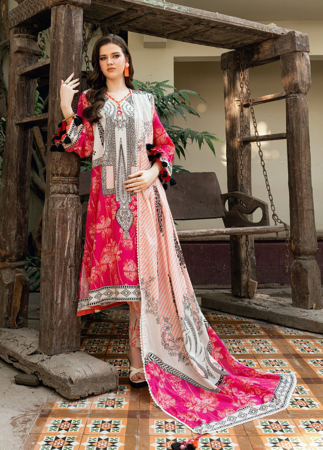 Desert Rose by Gul Ahmed Unstitched Printed Lawn 3 Piece Suit GA26UDRL CH-62021 - Summer Collection