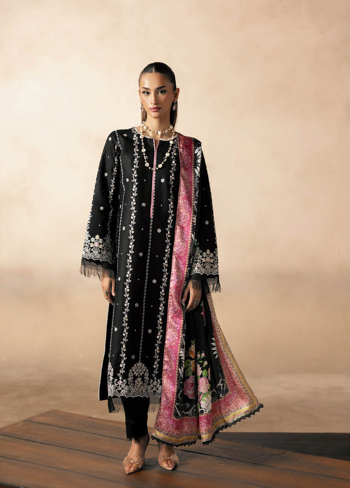 Sareen by Rajbari Unstitched Premium Viscose Chikankari 3 Piece RB25SC D-05 - Winter Collection