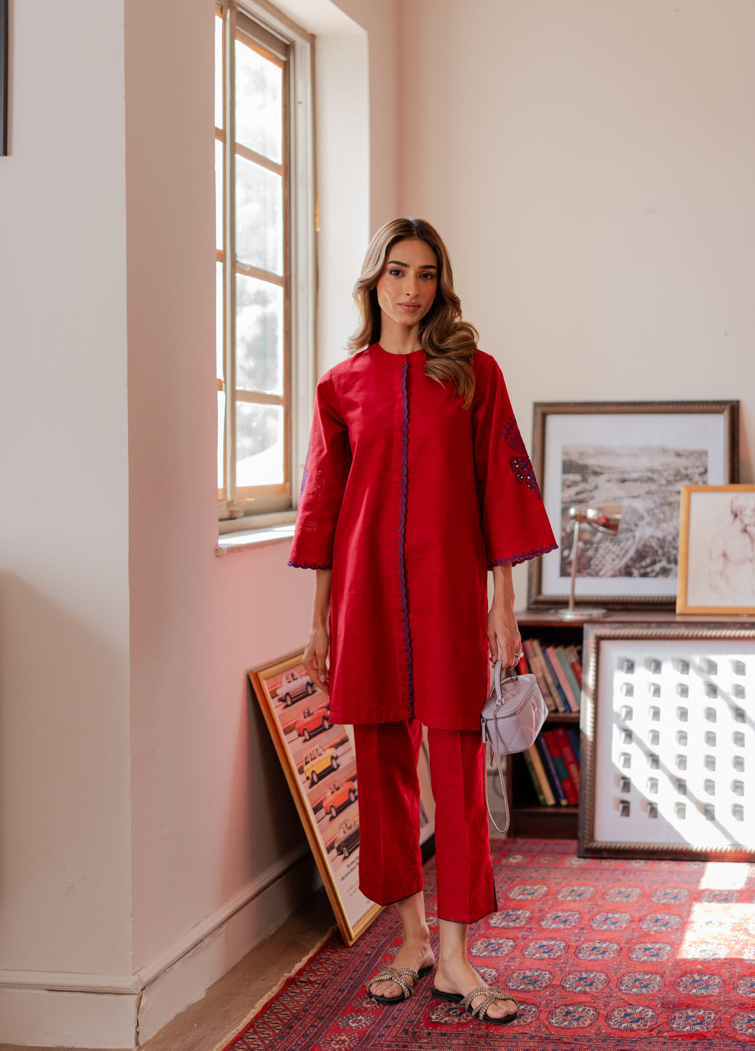 Pret Essentials by Sahar Pret Embroidered Khaddar 2 Piece AWSK-RR-01 - Winter Collection