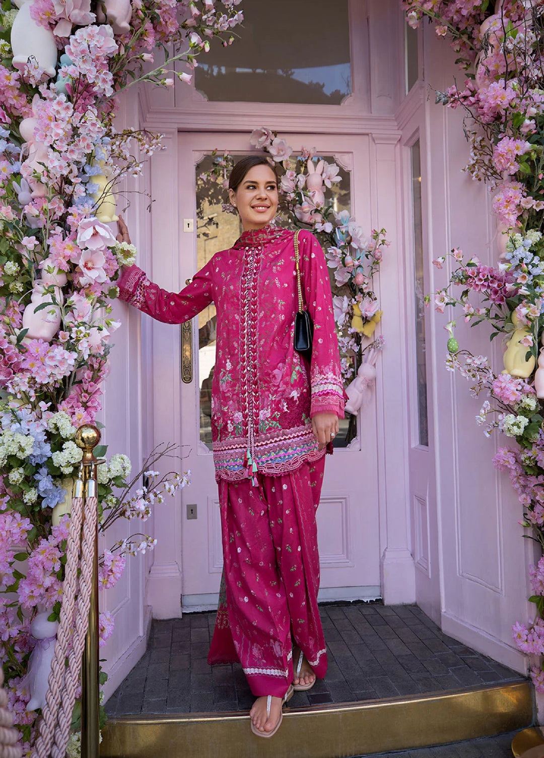 Sobia Nazir Prints Unstitched Embroidered Lawn 3 Piece Suit SN26UPL D-04A - Summer Collection