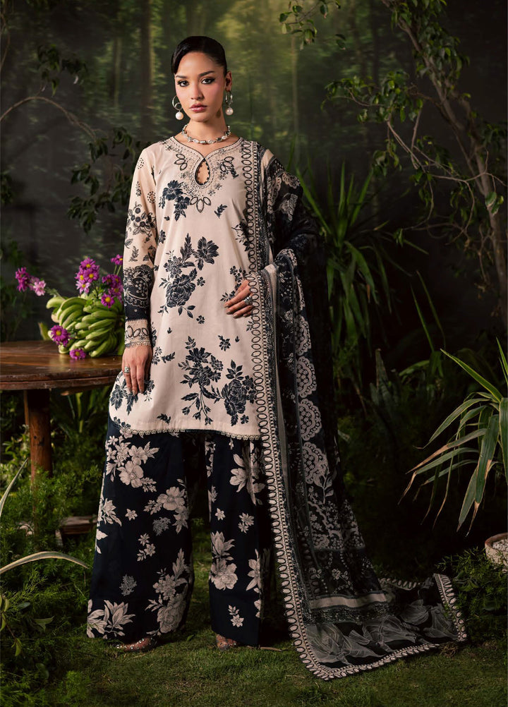 Daily Delight by Nureh Unstitched Embroidered Lawn 3 Piece Suit NU26UDDL DD-27 - Summer Collection