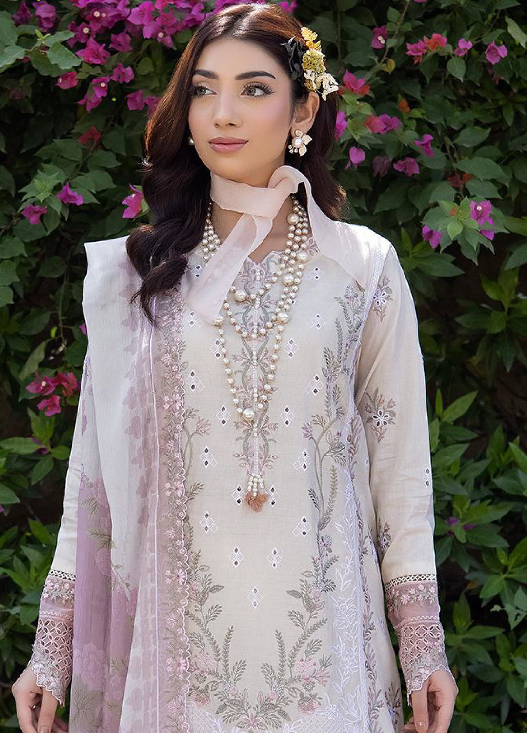 Inara by Javairia Women RTW Embroidered Lawn 3 Piece Suit IN26PJF Noori - Festive Collection