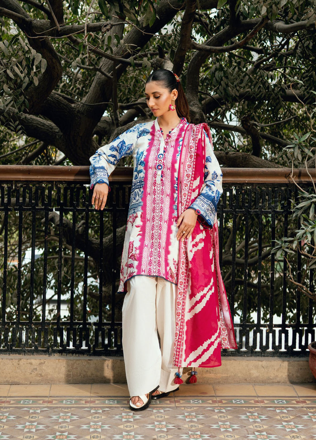 Desert Rose by Gul Ahmed Unstitched Printed Lawn 3 Piece Suit GA26UDRL CH-62014 - Summer Collection