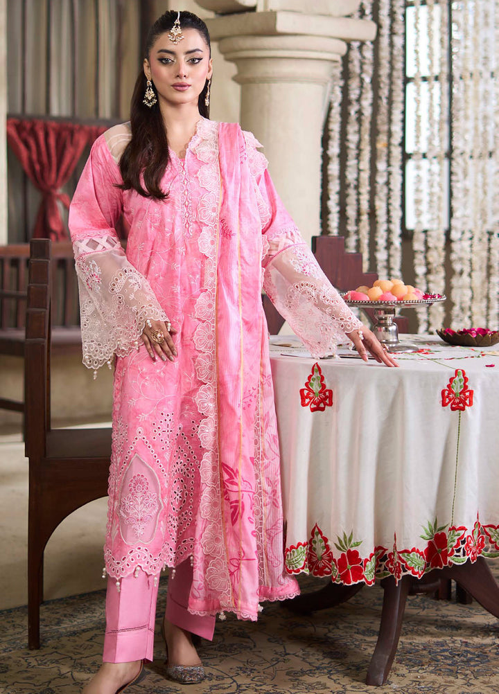 Applique Kari by Al Zohaib Unstitched Embroidered Lawn 3 Piece Suit AZ26AVI D-04 - Summer Collection