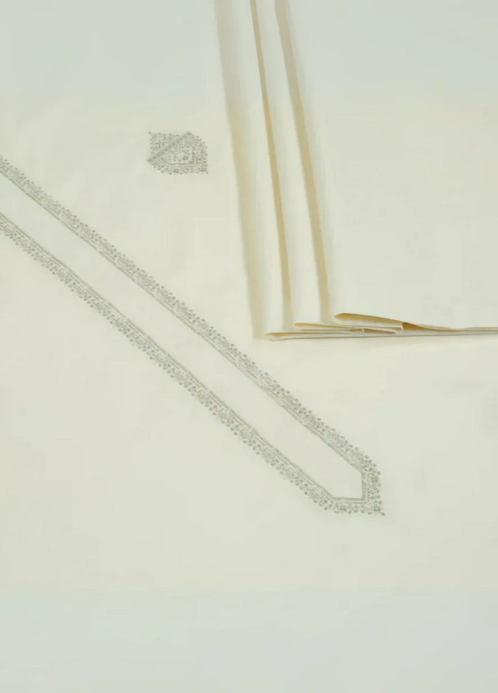 Monochrome by Fabrich Embroidered Wash N Wear Suit Unstitched 2 Piece GTS-BGM-002 - Festive Collection