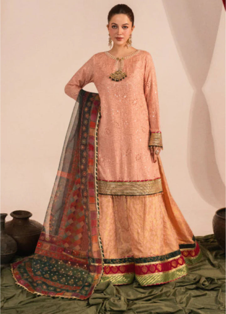 Zaaviay Blush Glow Embroidered Suits 3 Piece Pret Festive Collection