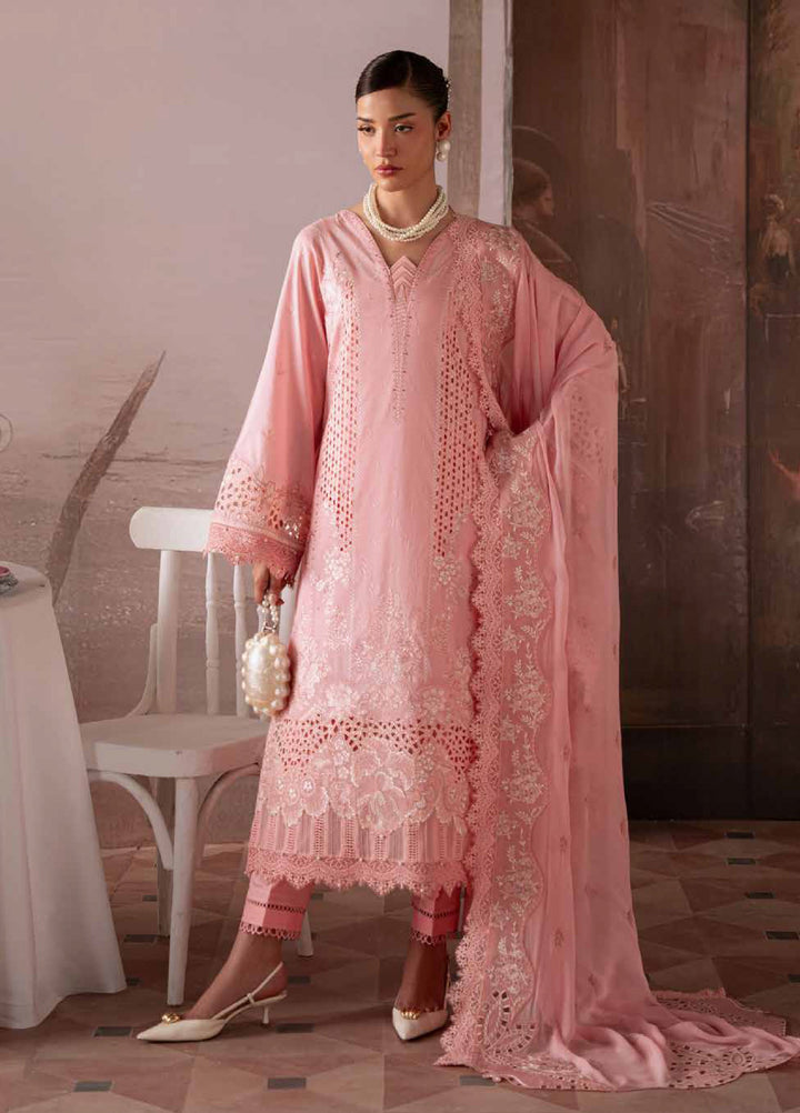 Feya by Nureh Unstitched Embroidered Lawn 3 Piece Suit NU26ULF FE-22 - Eid Collection