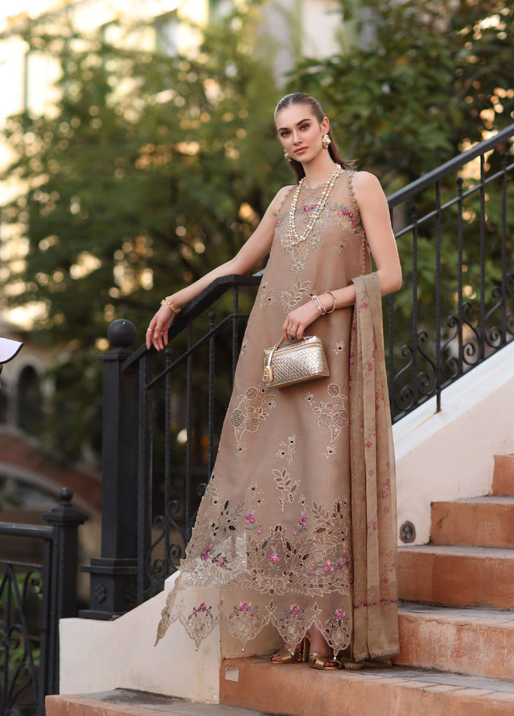 Noor by Saadia Asad Unstitched Embroidered Lawn 3 Piece Suit SA26UNE D-05B - Eid Collection