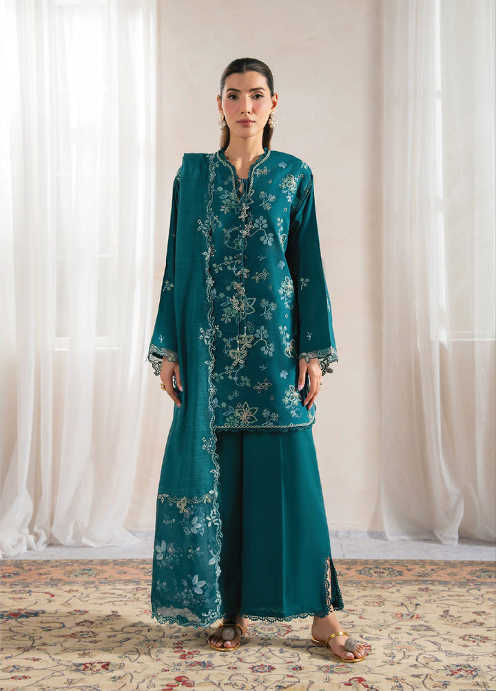 Seran Unstitched Embroidered Lawn 3 Piece Suit SN26ULLE Teyra D-07 - Eid Collection