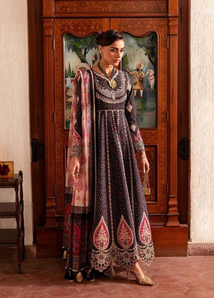 Shahkaar by Jazmin Unstitched Embroidered Lawn 3 Piece Suit JZ26USE SL26-D09 - Eid Collection