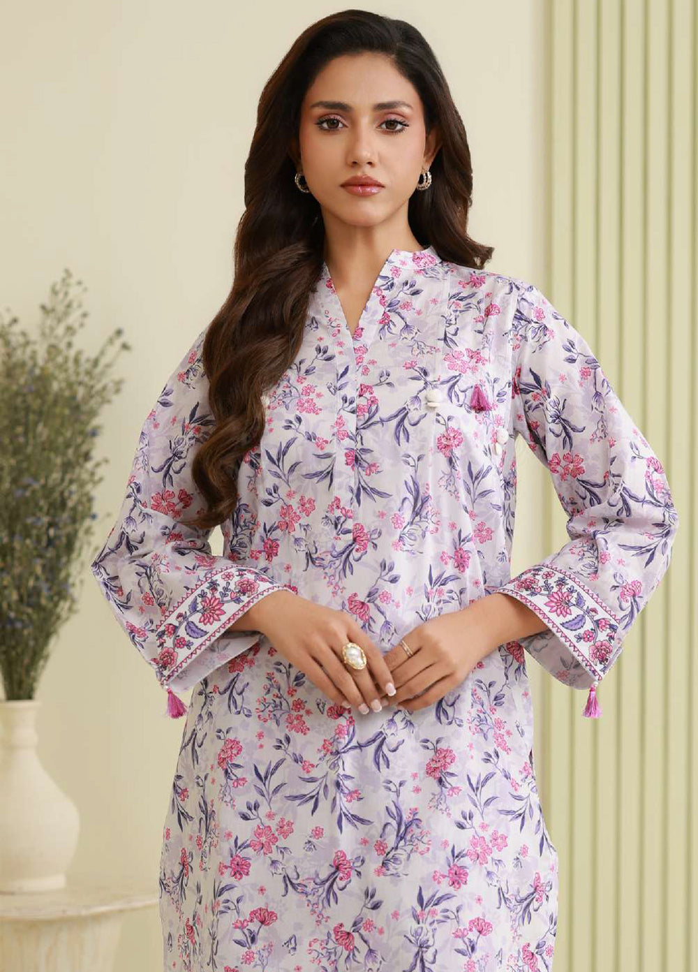 Zellbury Unstitched Printed Lawn 2 Piece Suit ZB26UC WUS26X20866 - Casual Collection