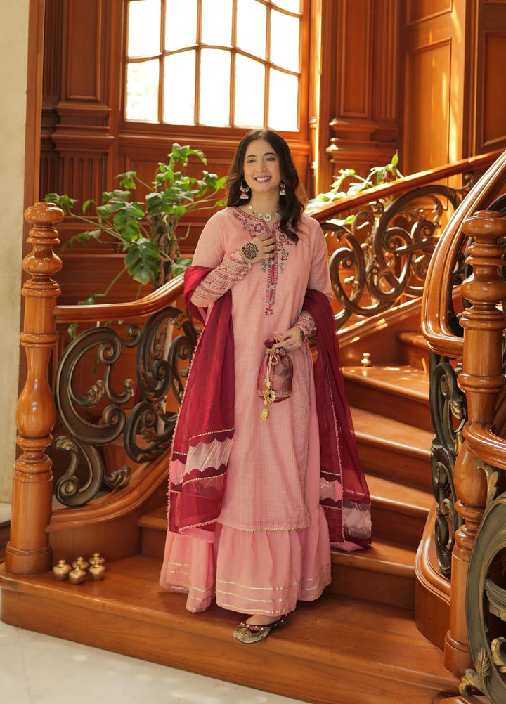 Omal by Komal Behnon Ki Eid Organza 3 Piece Pret Suit Ailiya - Festive Collection