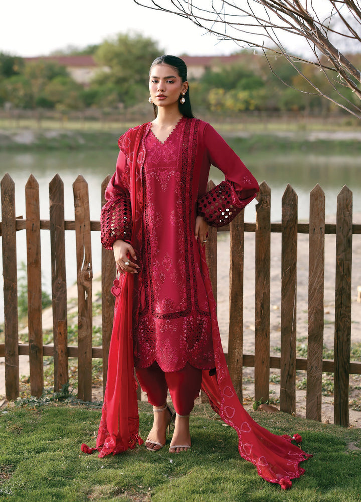 Summer Soiree by Zarposh Unstitched Embroidered Lawn 3 Piece Suit ZR26ULS Cynelle - Festive Collection