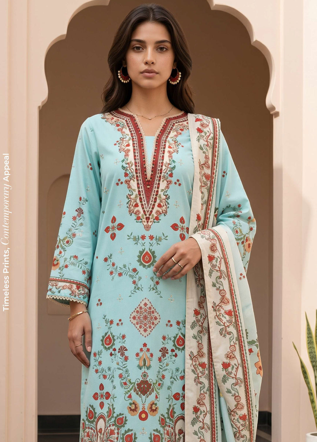 Zellbury Unstitched Printed Lawn 3 Piece Suit ZB26UCVII WUS26X31022 - Casual Collection