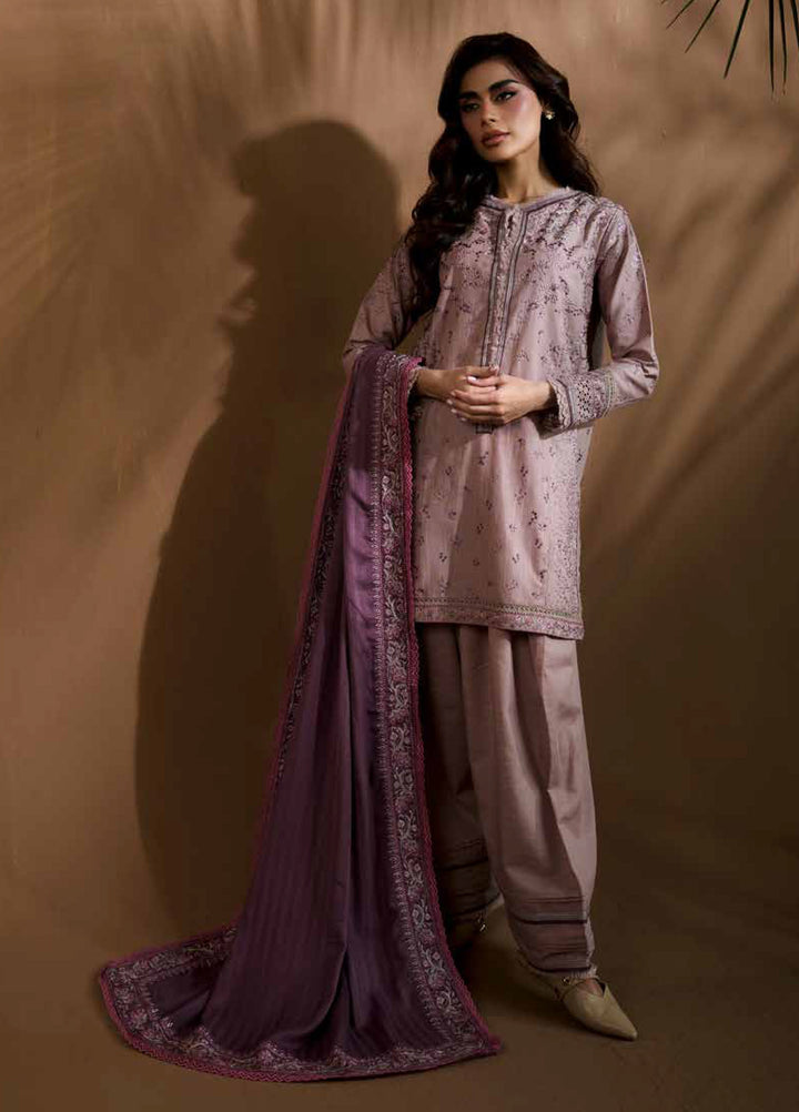 Sobia Nazir Unstitched Shawl Embroidered Khaddar 3 Piece SN25SW D-06 B - Winter Collection