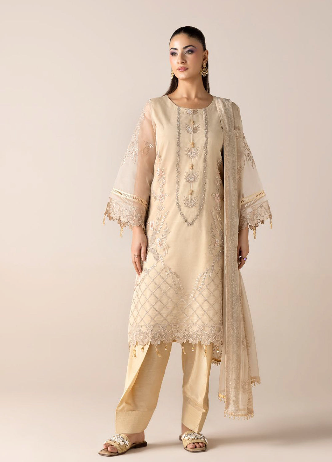 Aura by Zebtan RTW Embroidered Lawn 3 Piece Suit ZB26UAL A-07 - Festive Collection