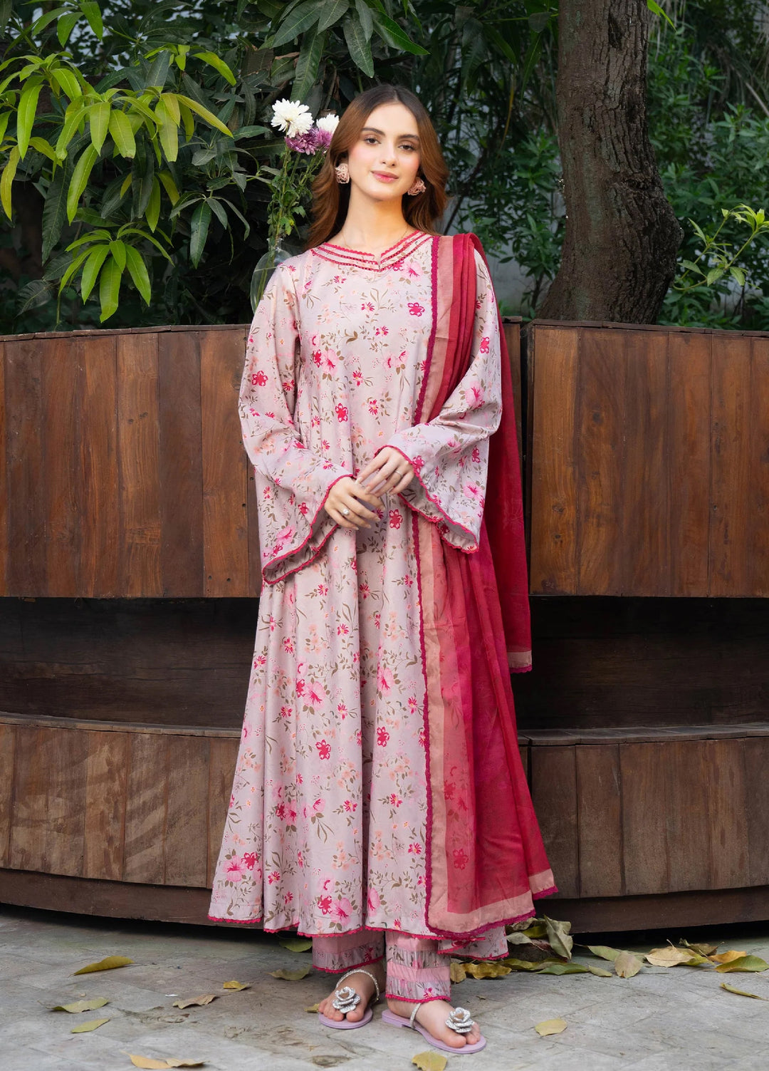 Mah e Noor Intermix by Panache 3 Piece Khaddar Rosabel - Winter Collection