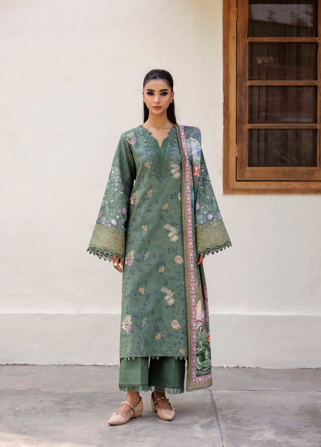 Zync by Florent Whispers Unstitched Embroidered Modal 3 Piece FL25WW FL-4B - Winter Collection