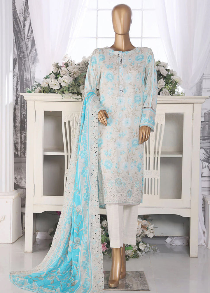 Hz Textiles Embroidered Khaddar Suits Unstitched 3 Piece PKE-206 - Winter Collection