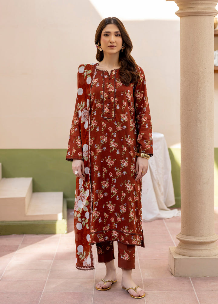 Salina by Regalia Textile Unstitched Printed Lawn 3 Piece Suit RG26PUS D-7 - Summer Collection