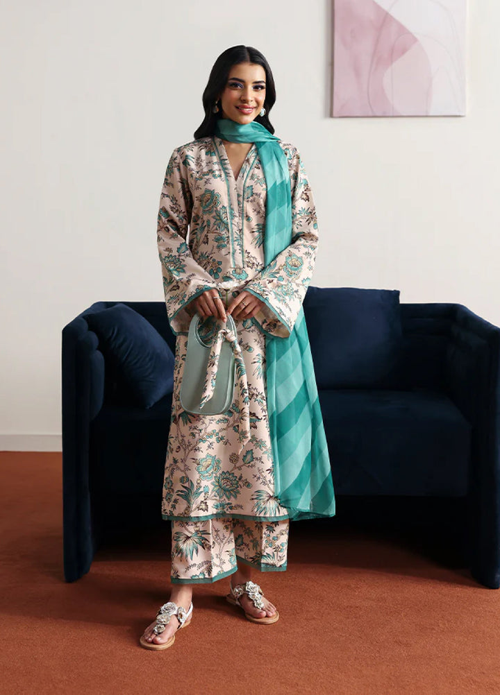 Basics by Gulaal Pret Embroidered Poly Lawn 2 Piece PL-08 Meadowe - Summer Collection