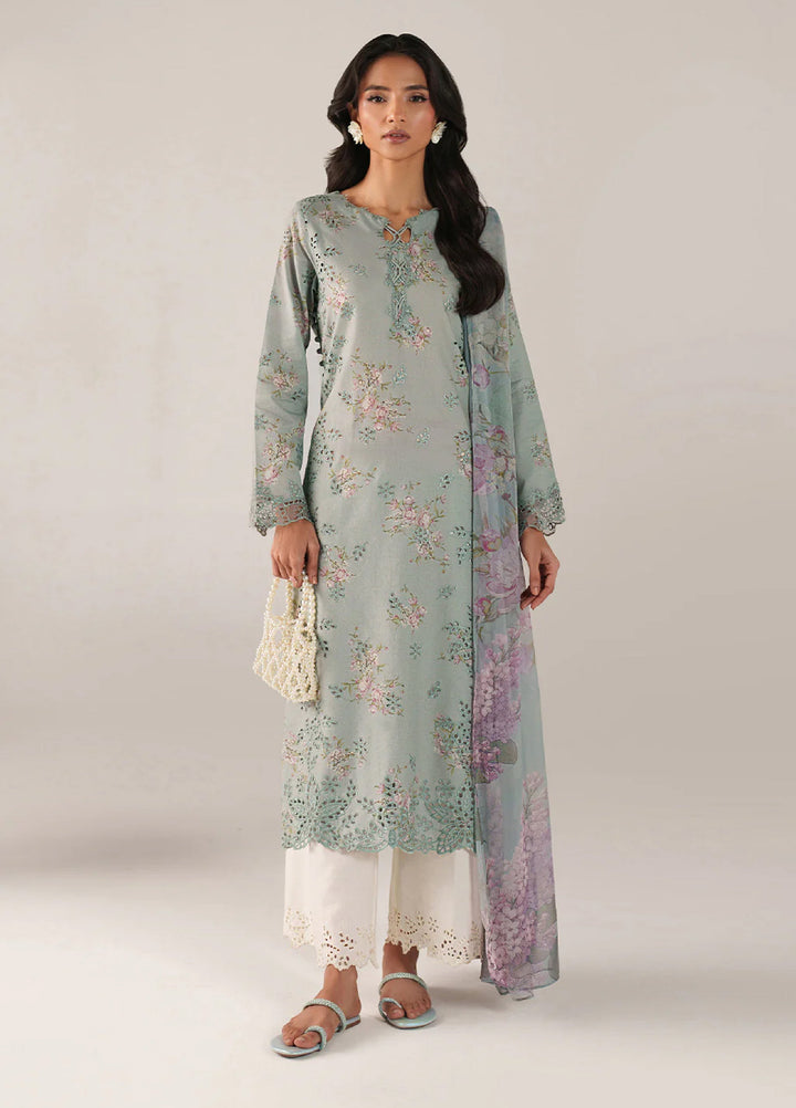 Iznik Unstitched Embroidered Lawn 3 Piece Suit IZ26US SS-12 - Summer Collection